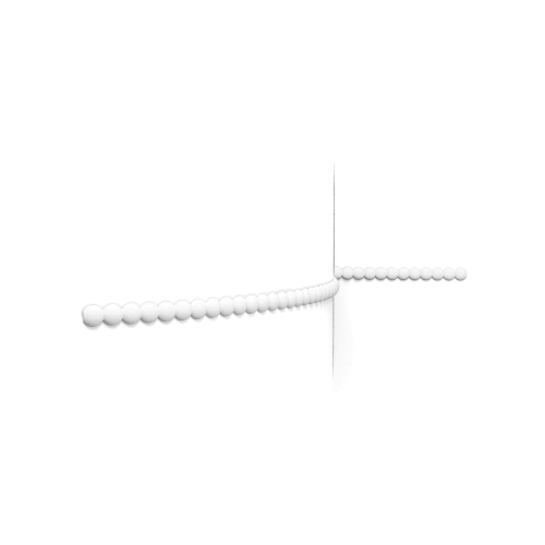 Listwa elastyczna ścienna art-deco P9904F Pearl Orac Decor wys. 2,5 cm