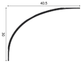Listwa przysufitowa C994 Orac Decor wys. 30 cm