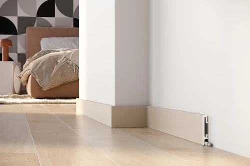 Listwa przypodłogowa malowana kaszmir PF081K DuroFit – wys. 8 cm
