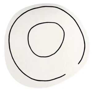 Dywan wełniany okrągły Loop Ivory Round Carpet Decor Fargotex