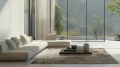 Dywan  betonowa przecierka Beto Beige Magic Home Carpet Decor