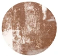 Dywan okrągły Rust Copper Round Magic Home Carpet Decor