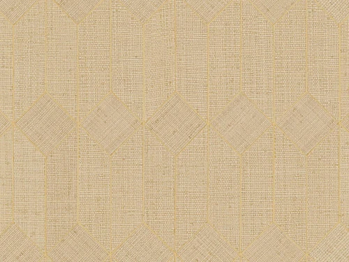 Tapeta włókna rafii - geometryczna Omexco TRU31 Raffia Tribu