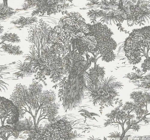 Tapeta w stylu toile de Jouy ACM PH10304 Phoenix 1
