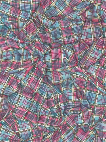 Tapeta imitujący tkaninę w kratę Cole & Son 130/2006 Draped Tartan Vivienne Westwood