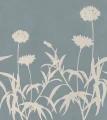 Fototapeta polne kwiaty Rebel Walls R22356 Floral Silhouette Blue Hot Pops