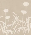 Fototapeta polne kwiaty Rebel Walls R22358 Floral Silhouette Beige Hot Pops