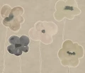 Fototapeta akwarelowe kwiaty Rebel Walls R22367 Paper Poppies Pastel Hot Pops