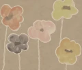 Fototapeta akwarelowe kwiaty Rebel Walls R22369 Paper Poppies Beige Hot Pops