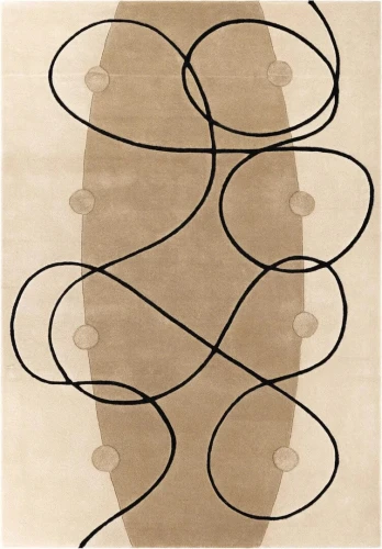 Dywan wełniany Carpets & More X Malwina Konopacka Marseille Black 5520 Voyage
