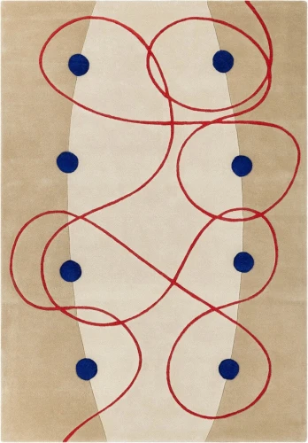 Dywan wełniany Carpets & More X Malwina Konopacka Marseille Red 5518 Voyage
