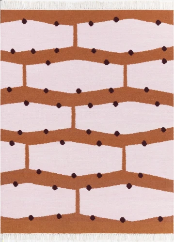 Dywan kilimowy wełniany Carpets & More X Malwina Konopacka Rio Terracotta 5528 Voyage