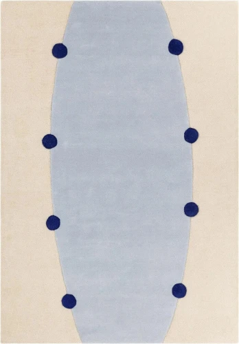 Dywan wełniany Carpets & More X Malwina Konopacka Rome Blue 5514 Voyage