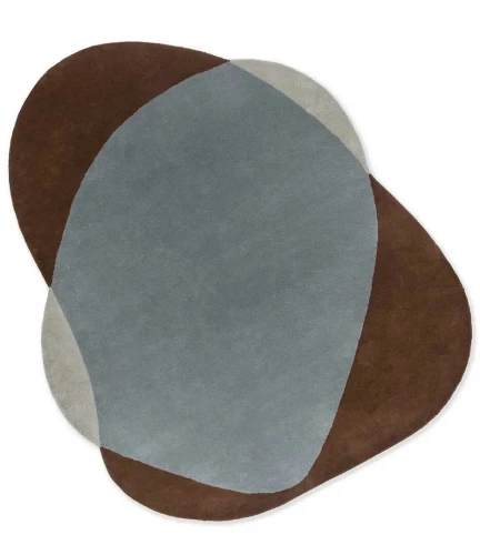 Dywan o nieregularnym kształcie Brink & Campman ELEMENT CHAD BROWN BLUE 087705