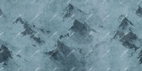Fototapeta góry Inkiostro Bianco ANTHEM BLU INKNAHM2605 Materiaprima