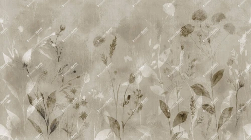 Fototapeta polne kwiaty Inkiostro Bianco CANOPY GRIS INKOBPA2601 Materiaprima