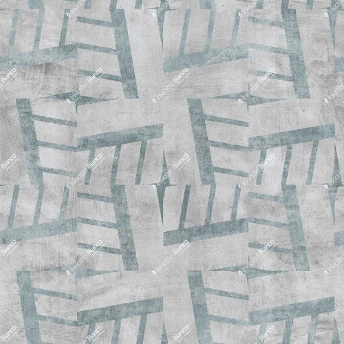 Fototapeta geometryczna Inkiostro Bianco MONOLITH BLUE INKTOUM2603 Materiaprima