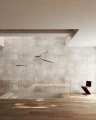 Fototapeta geometryczna z efektem tynku Inkiostro Bianco PLASTER POLVERE INKIAAA2602 Materiaprima