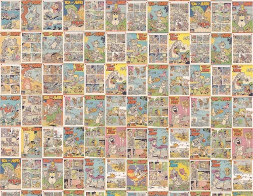 Tapeta London Art Tom & Jerry WBT&J106-1 Warner Bros