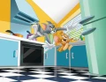 Fototapeta London Art Tom & Jerry WBT&J122-1 Warner Bros