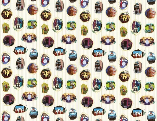 Tapeta London Art Harry Potter WBHP301-1 Warner Bros