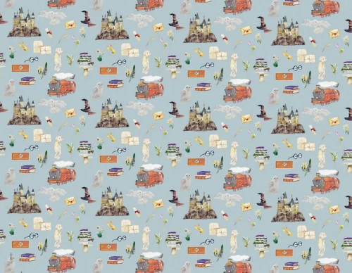 Tapeta London Art Harry Potter WBHP308-2 Warner Bros