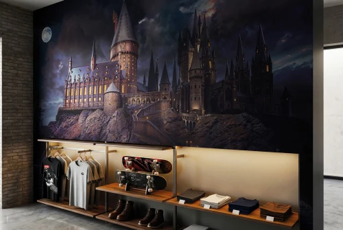 Fototapeta London Art Harry Potter WBHP317-1 Warner Bros