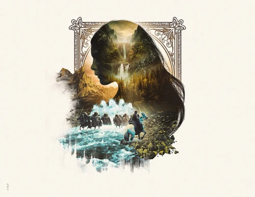 Fototapeta London Art Lord OF The Rings WBLOTR406-2 Warner Bros