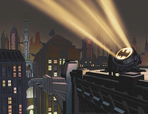 Fototapeta London Art DC Univerce WBDCU502-2A Warner Bros