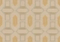 Tapeta geometryczna Casamance 78190610 Racines - 100 cm szer.