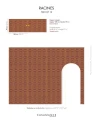 Tapeta geometryczna Casamance 78190712 Racines - 100 cm szer.