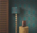 Tapeta geometryczna Casamance 78190712 Racines - 100 cm szer.