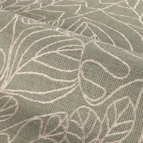 Tapeta haftowane liście Casamance 78201222 Argania Racines