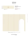 Tapeta geometryczna Casamance 78130100 Sienna Striato - 100 cm szer.