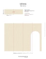 Tapeta geometryczna Casamance 78130304 Sienna Striato - 100 cm szer.