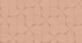 Tapeta geometryczna Casamance 78130406 Sienna Striato - 100 cm szer.