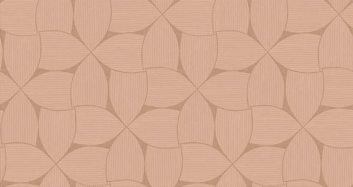 Tapeta geometryczna Casamance 78130406 Sienna Striato - 100 cm szer.