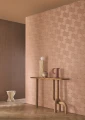 Tapeta geometryczna Casamance 78130406 Sienna Striato - 100 cm szer.