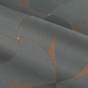 Tapeta geometryczna Casamance 78130508 Sienna Striato - 100 cm szer.
