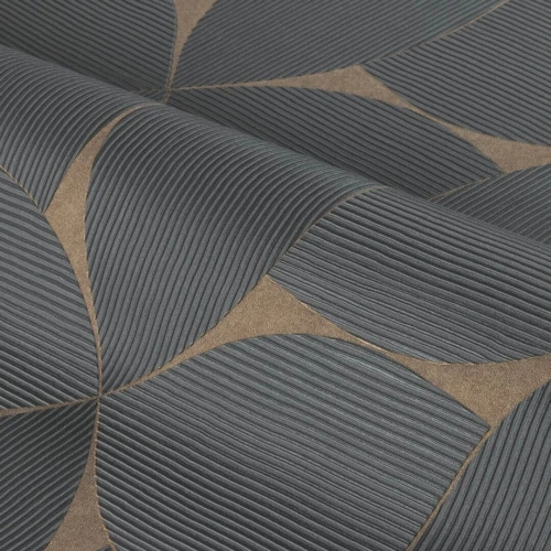 Tapeta geometryczna Casamance 78130610 Sienna Striato - 100 cm szer.