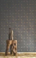 Tapeta geometryczna Casamance 78130610 Sienna Striato - 100 cm szer.