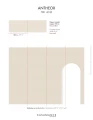Tapeta o pionowej strukturze Casamance 78114282 Antheor Edition Rayures - 100 cm szer.