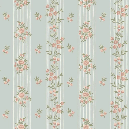 Tapeta kwiaty i pasy Boras Tapeter 9164 Hufvudsta Gard Flowers