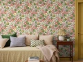 Tapeta kwiaty w stylu retro Boras Tapeter 9171 Happy Hollyhocks Flowers
