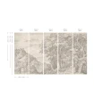 Tapeta do sypialni z motywem drzew Wallcolors Ethereal Forest Beige 9015 Cozy Landscapes - tapeta na wymiar