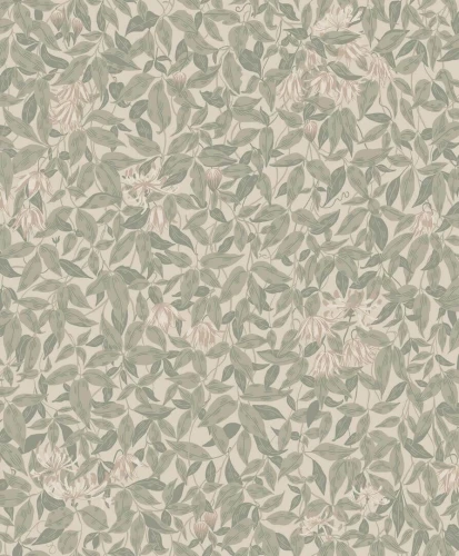 Tapeta roślinna Sandberg 838-38 Linnea Garden Green Kolonin II