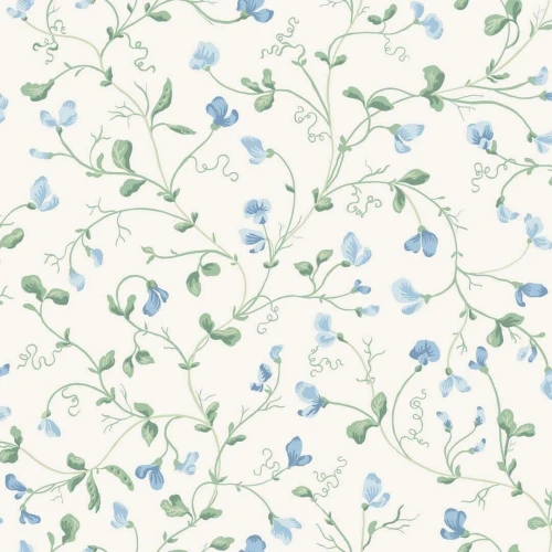Tapeta roślinne pnącza Sandberg S10776 Lucy Sky Blue Kolonin II