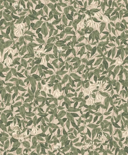 Tapeta roślinna Sandberg S10783 Linnea Forest Green Kolonin II
