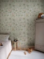 Fototapeta kwiaty i liście Sandberg S10905 Ania Misty Blue Kolonin II