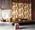 1 szt / 24H Tapeta geometryczna retro Casamance 76002140 Gino Mouvements